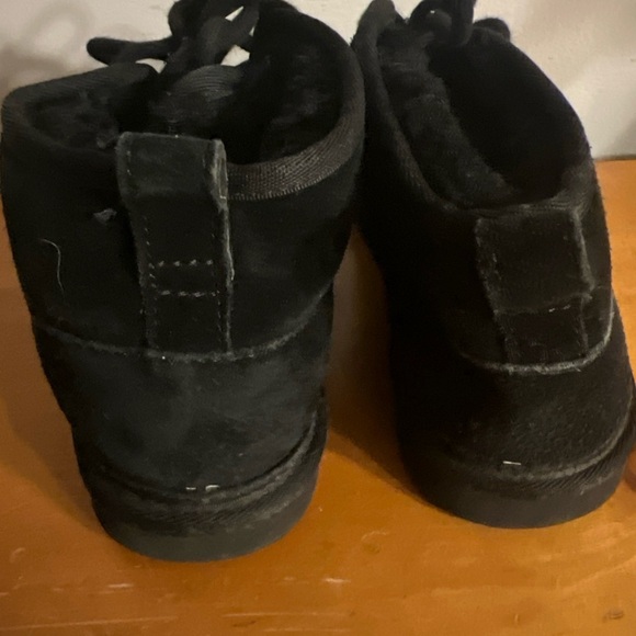 UGG NEUMEL WOMEN ANKLE BOOTS SUEDE BLACK US 4 - Picture 4 of 9